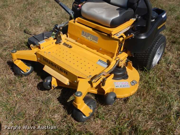 image for item GC9613 2019 Hustler Raptor Flip-Up 933614 ZTR lawn mower