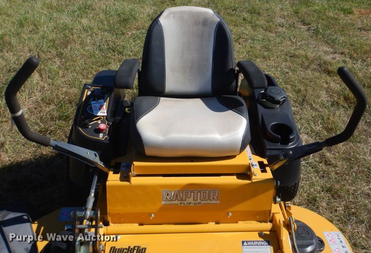image for item GC9617 2019 Hustler Raptor Flip-Up 933622 ZTR lawn mower