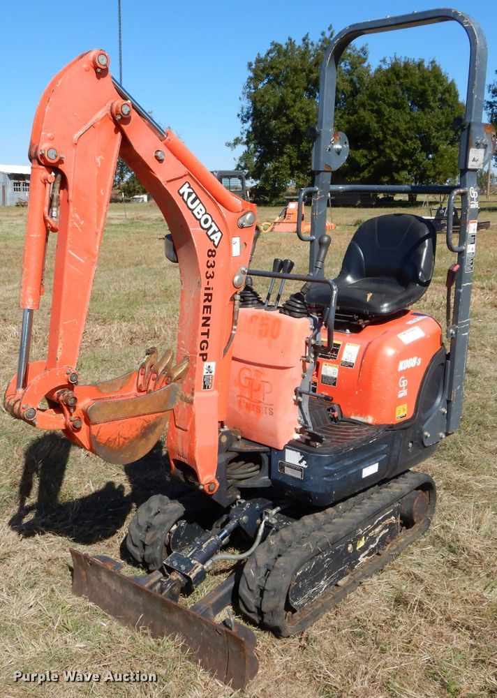 image for item GC9618 2014 Kubota K008-3 mini excavator