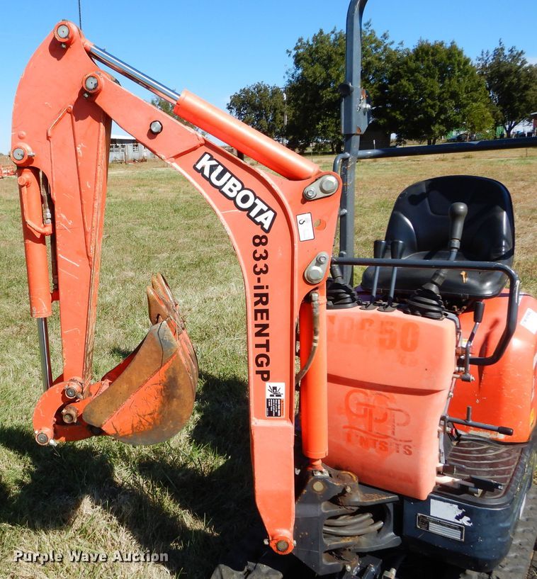 image for item GC9618 2014 Kubota K008-3 mini excavator