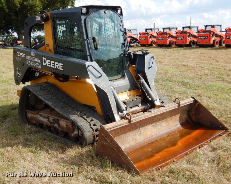 image for item GC9653 2012 John Deere 329D skid steer