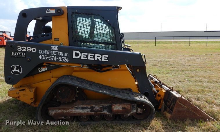 image for item GC9653 2012 John Deere 329D skid steer