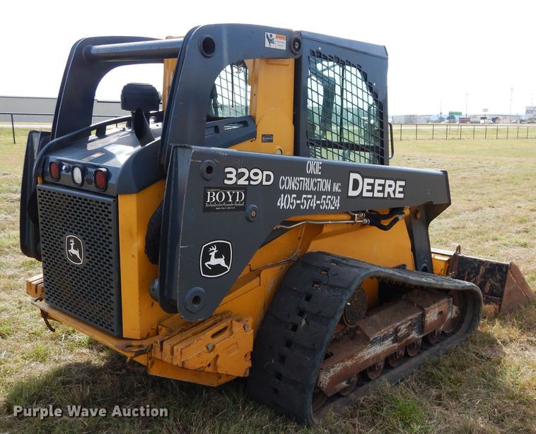 image for item GC9653 2012 John Deere 329D skid steer