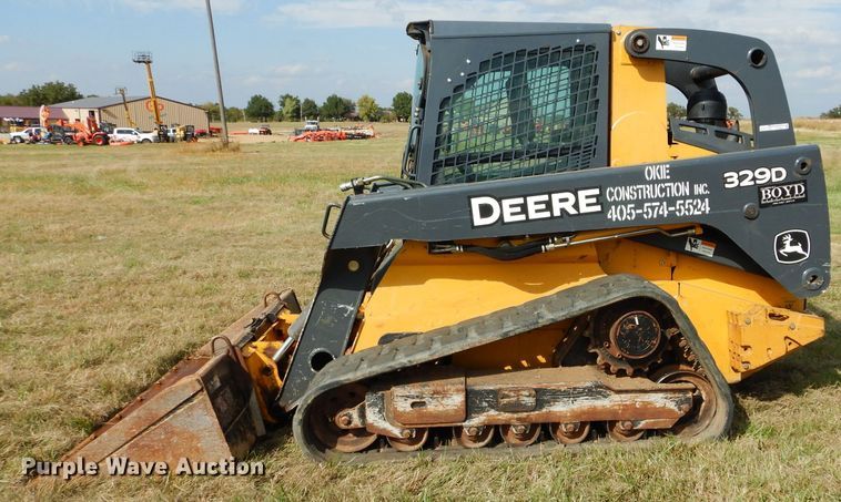 image for item GC9653 2012 John Deere 329D skid steer