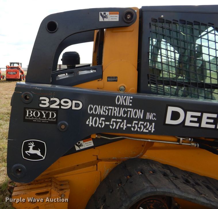 image for item GC9653 2012 John Deere 329D skid steer