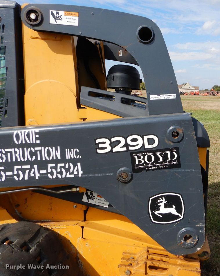 image for item GC9653 2012 John Deere 329D skid steer