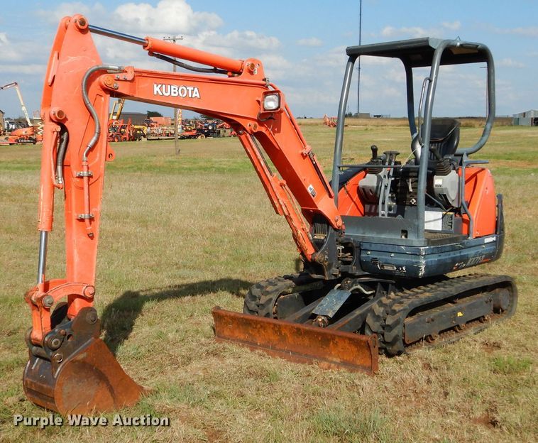 image for item GC9660 2014 Kubota KX71-3S mini excavator