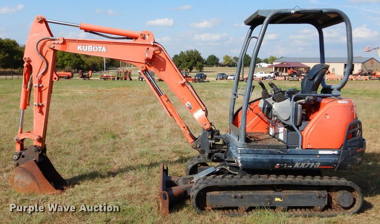 image for item GC9660 2014 Kubota KX71-3S mini excavator
