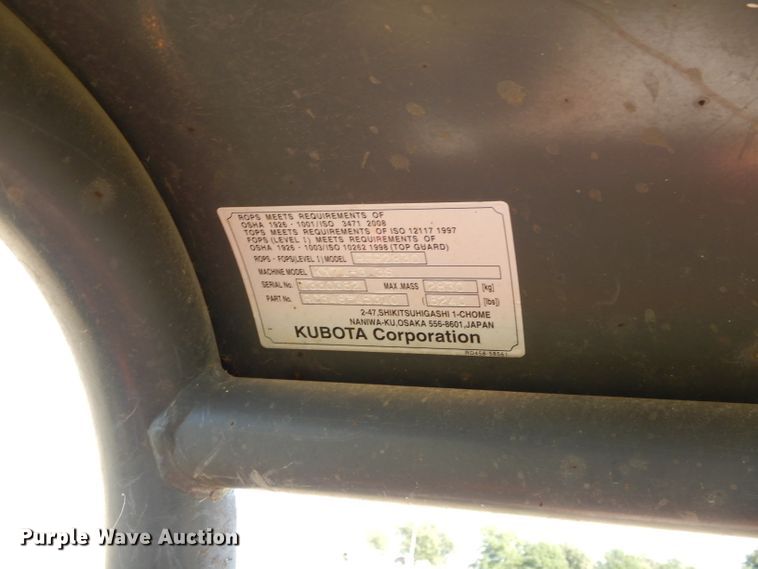 image for item GC9660 2014 Kubota KX71-3S mini excavator