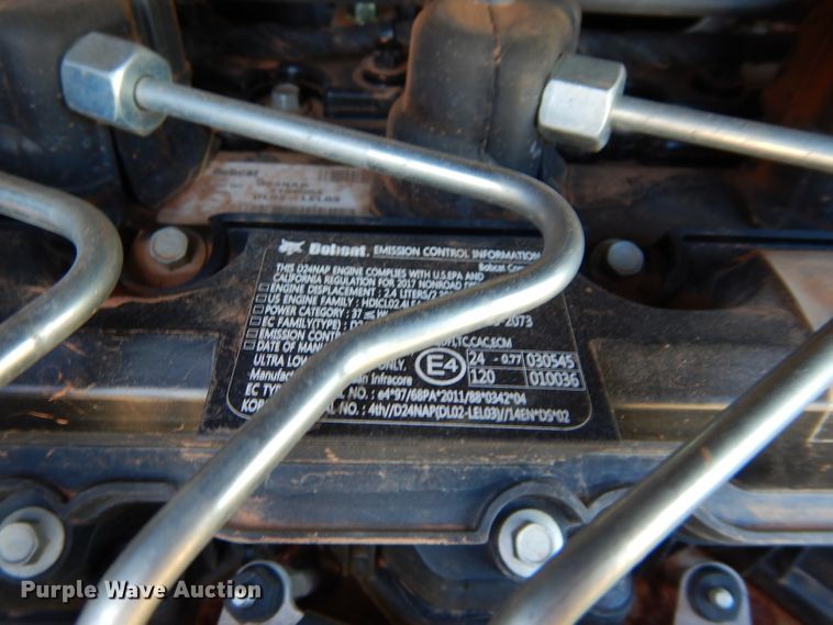 image for item GC9662 2017 Bobcat T595 skid steer