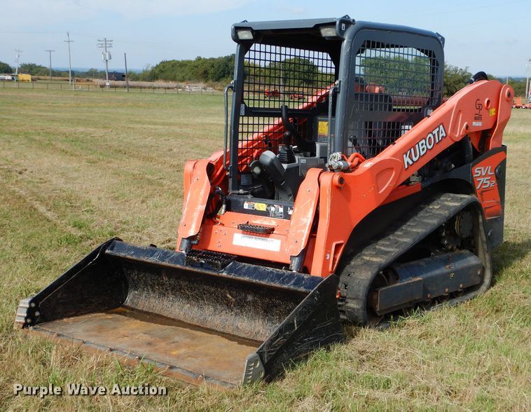 image for item GC9675 2015 Kubota SVL75-2 skid steer