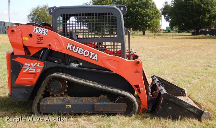 image for item GC9675 2015 Kubota SVL75-2 skid steer