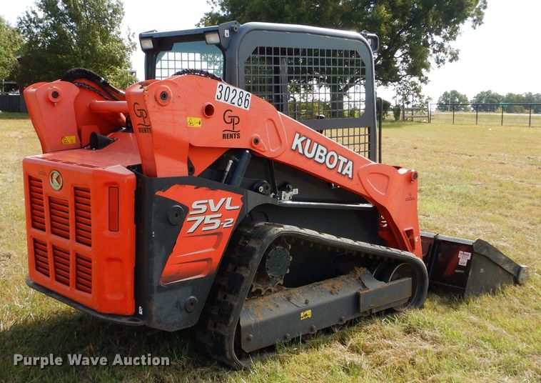 image for item GC9675 2015 Kubota SVL75-2 skid steer