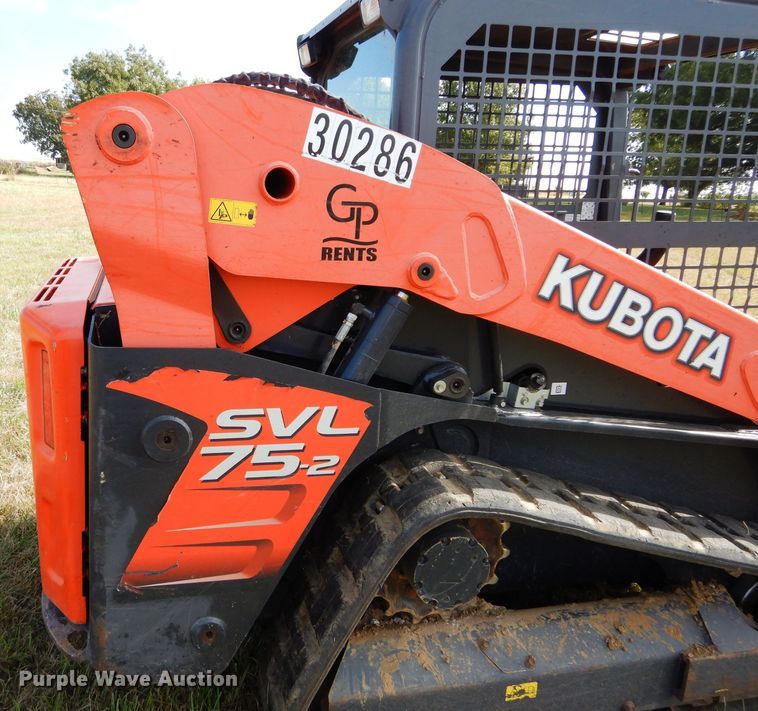 image for item GC9675 2015 Kubota SVL75-2 skid steer
