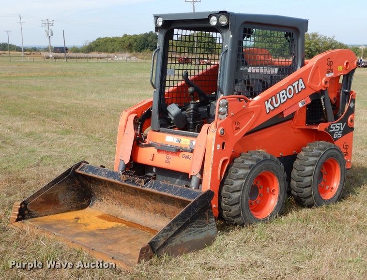 image for item GC9680 2016 Kubota SSV65 skid steer