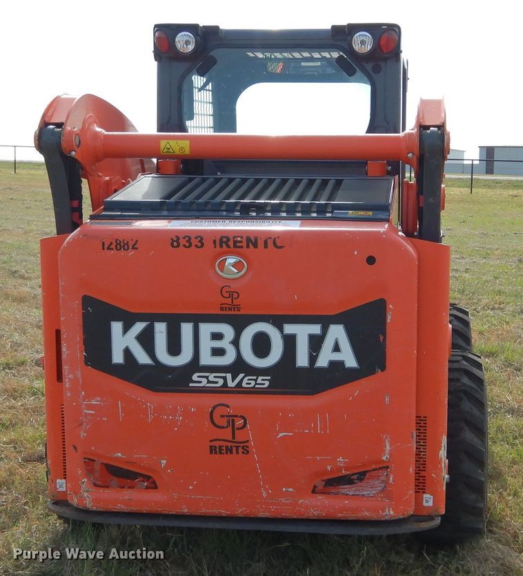 image for item GC9680 2016 Kubota SSV65 skid steer
