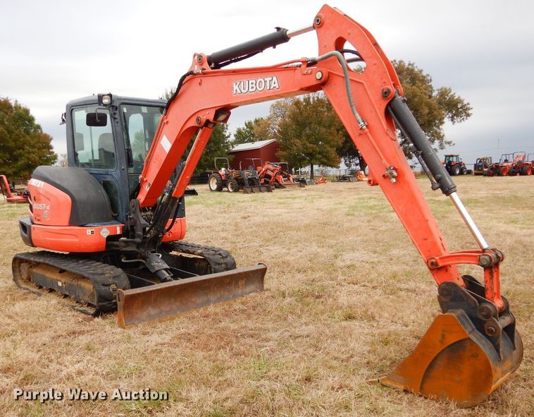 image for item GC9689 2016 Kubota KX057-4 mini excavator