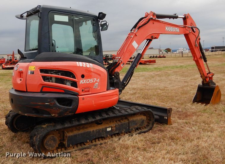 image for item GC9689 2016 Kubota KX057-4 mini excavator