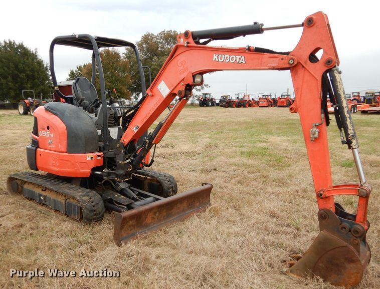 image for item GC9690 2014 Kubota U35-4 mini excavator