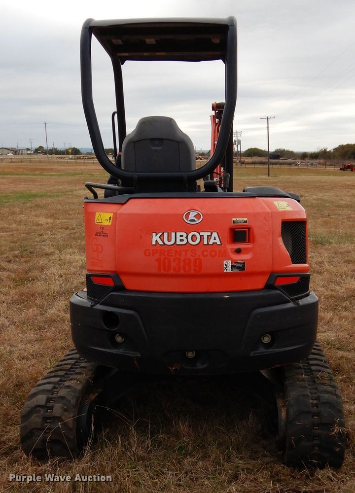 image for item GC9690 2014 Kubota U35-4 mini excavator