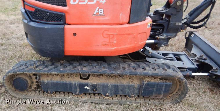 image for item GC9690 2014 Kubota U35-4 mini excavator