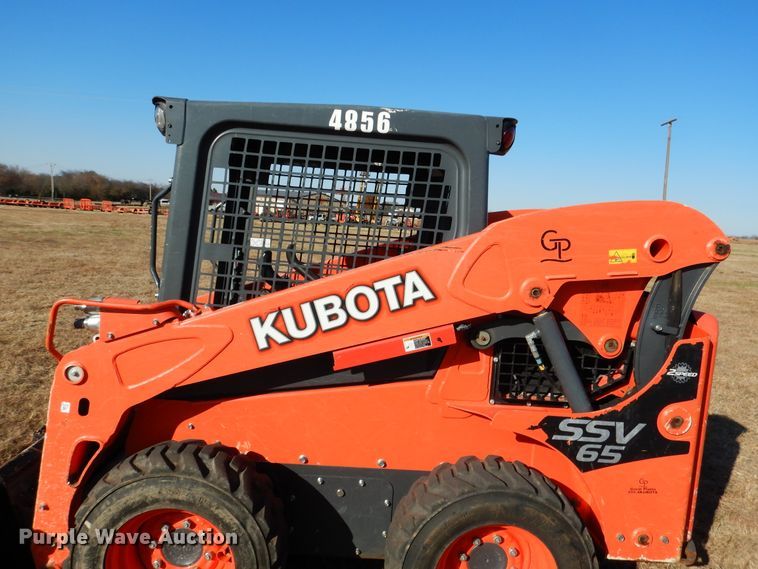 image for item GC9737 2016 Kubota SSV65 skid steer