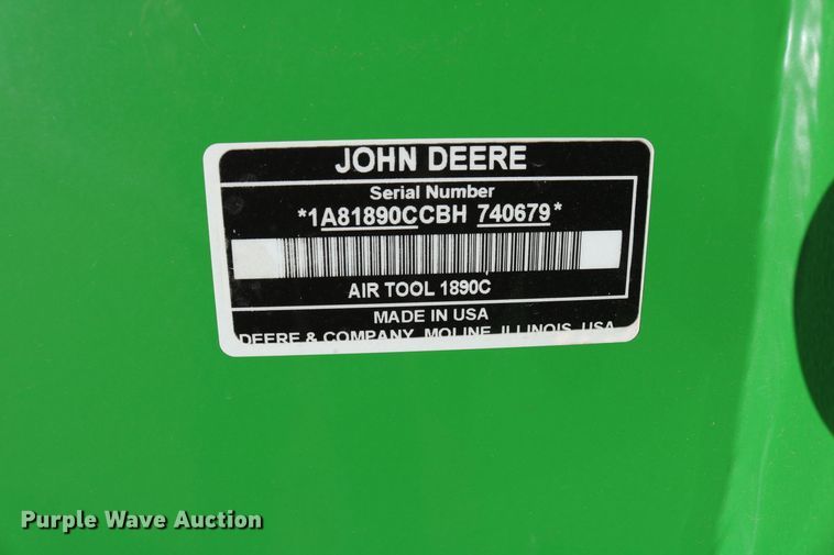 image for item DD6062 2011 John Deere 1890C air seeder