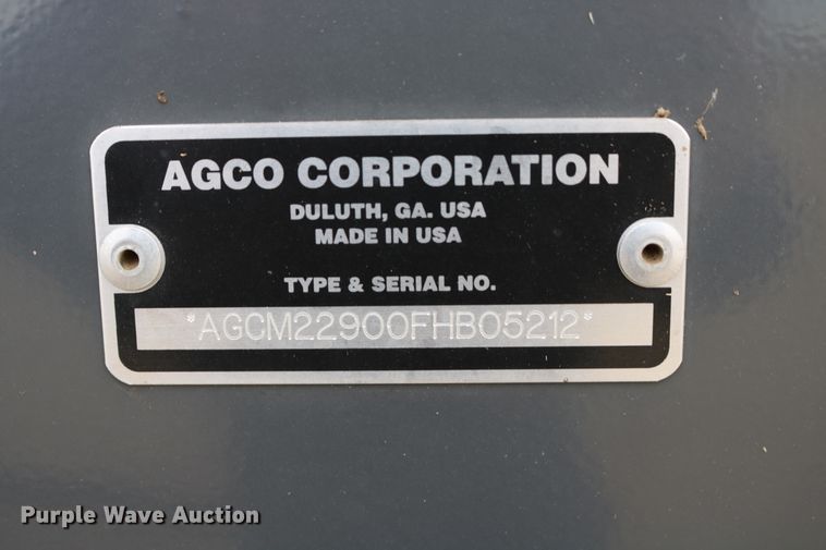 image for item DD6067 2015 Massey-Ferguson Hesston 2290 large square baler