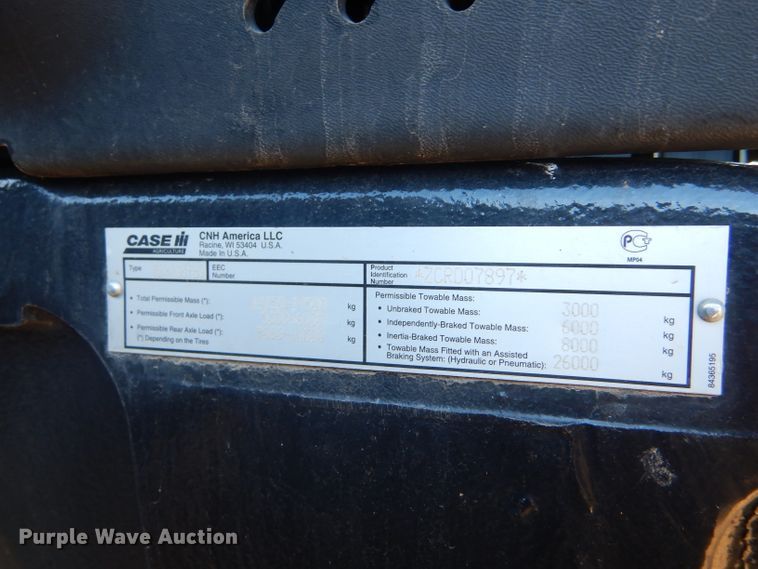 image for item DE4356 2013 Case IH Magnum 260 MFWD tractor