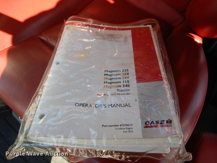 image for item DE4356 2013 Case IH Magnum 260 MFWD tractor