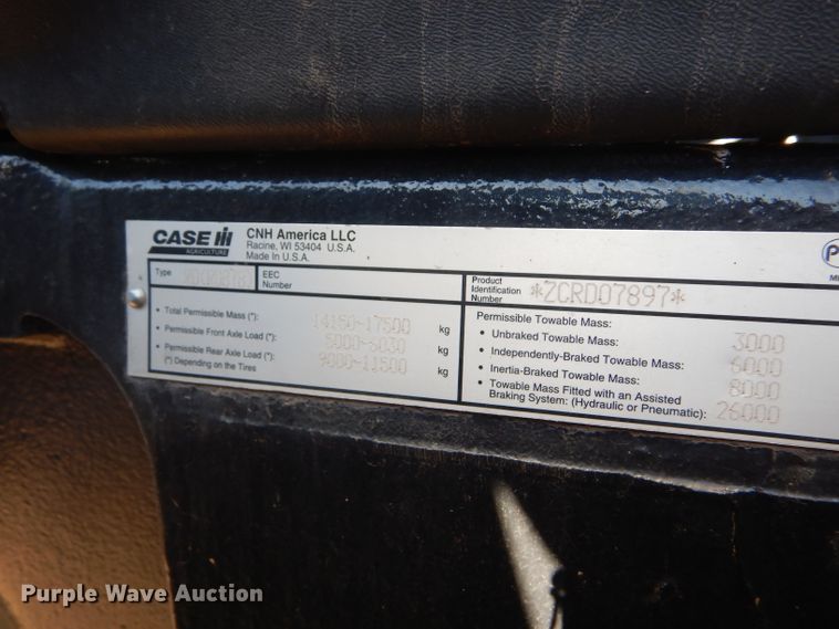 image for item DE4356 2013 Case IH Magnum 260 MFWD tractor