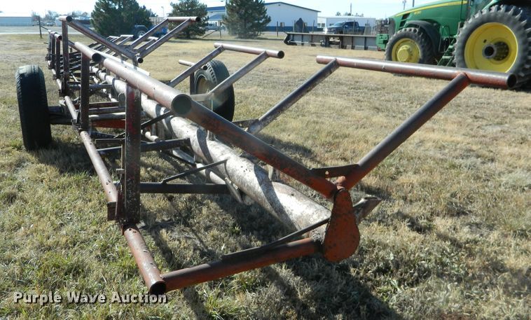 image for item DE4380 Shop built hay bale trailer