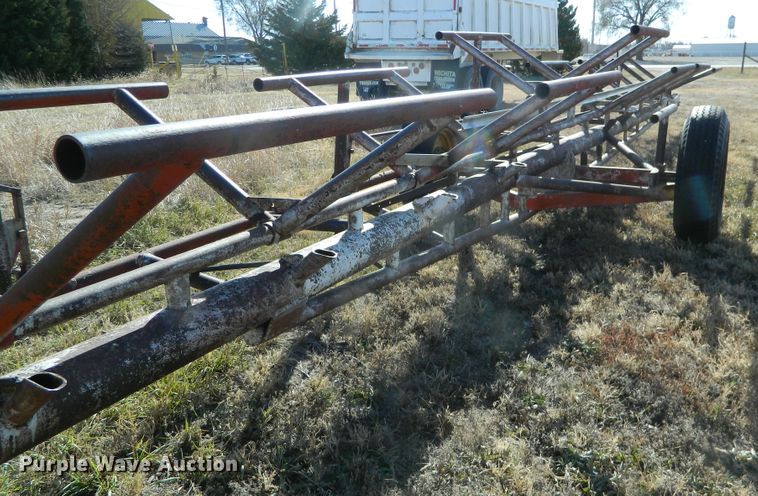 image for item DE4380 Shop built hay bale trailer