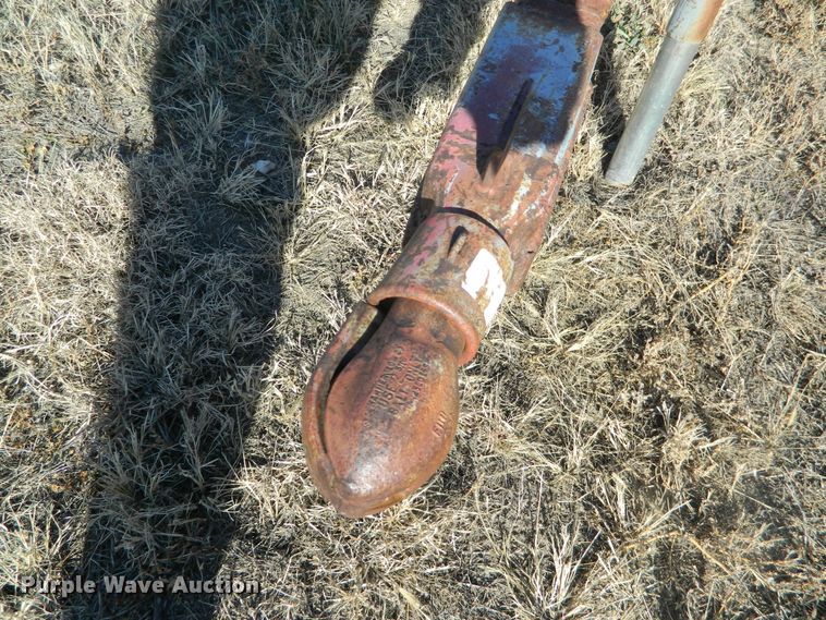 image for item DE4380 Shop built hay bale trailer