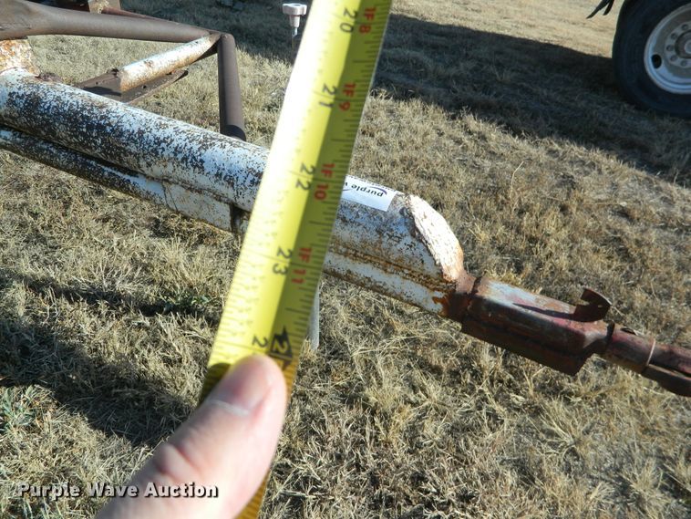 image for item DE4380 Shop built hay bale trailer