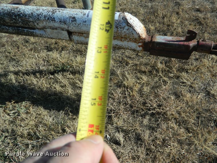 image for item DE4380 Shop built hay bale trailer