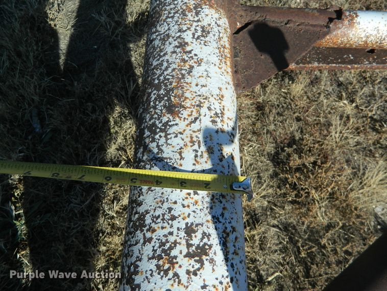 image for item DE4380 Shop built hay bale trailer