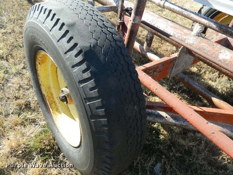 image for item DE4380 Shop built hay bale trailer