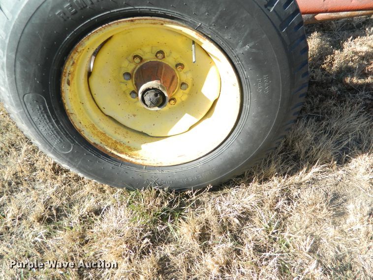 image for item DE4380 Shop built hay bale trailer