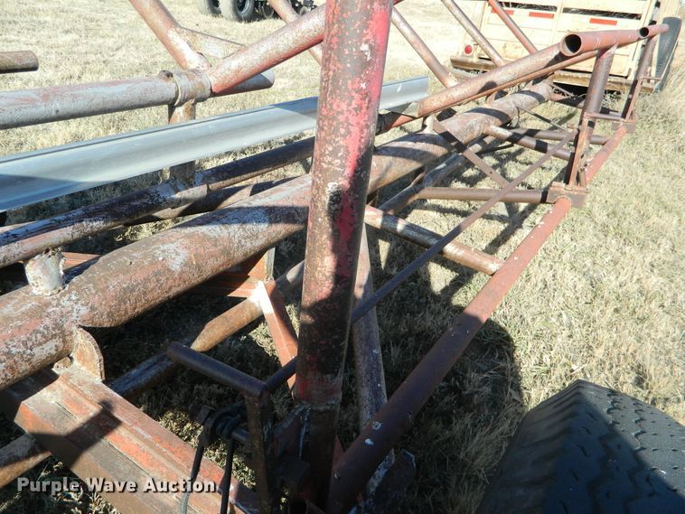image for item DE4380 Shop built hay bale trailer