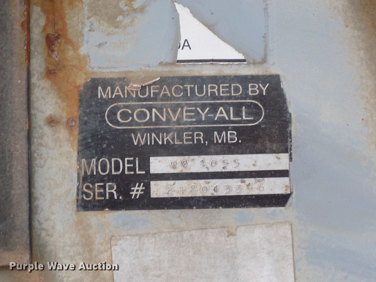 image for item DG2481 Convey All TO-1055 grain conveyor