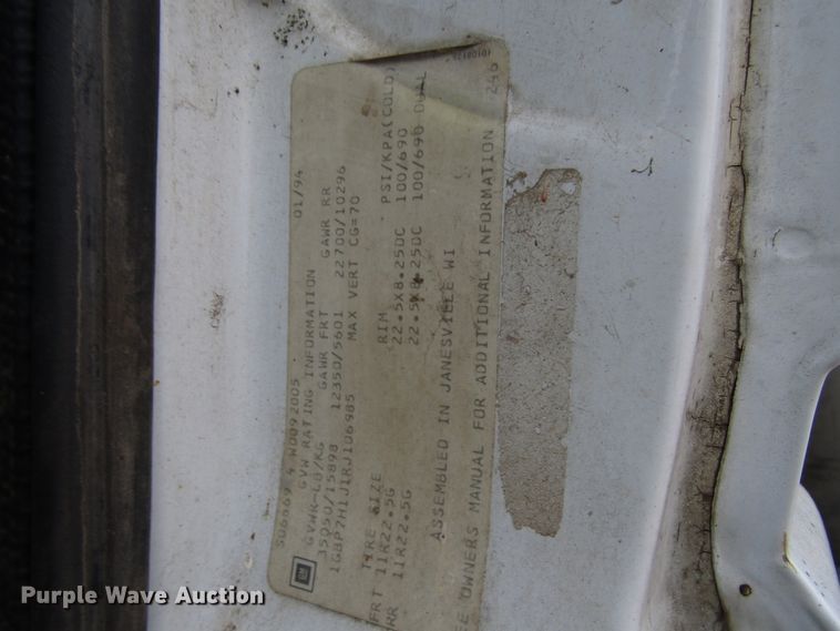 image for item DG6688 1994 Chevrolet Kodiak C6500 applicator truck