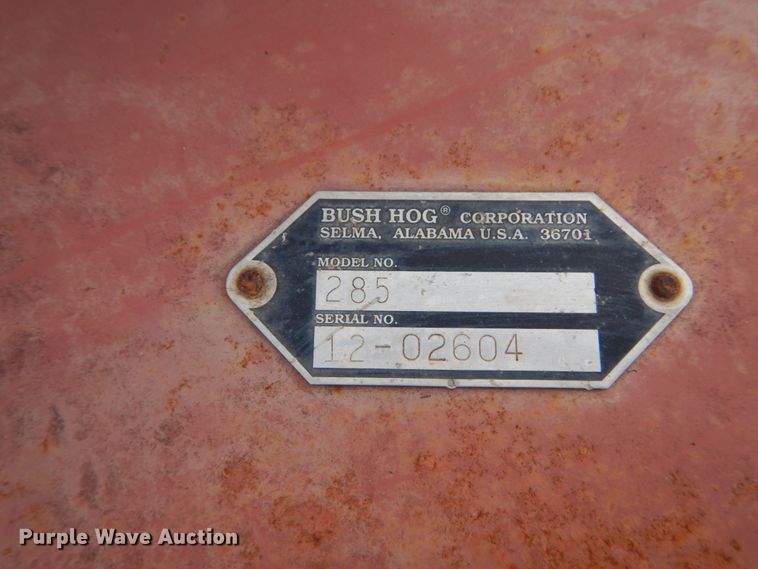 image for item DH2224 Bush Hog 285 rotary mower