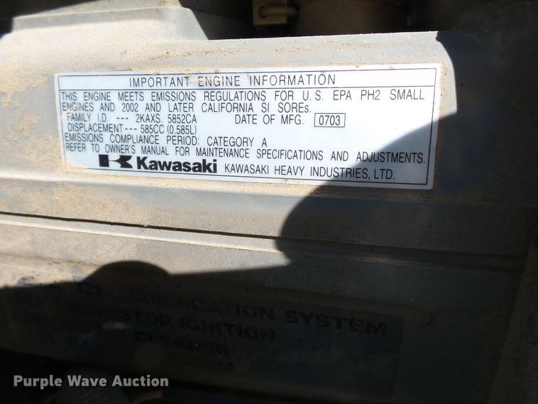 image for item DH7788 2003 John Deere GX345 lawn mower