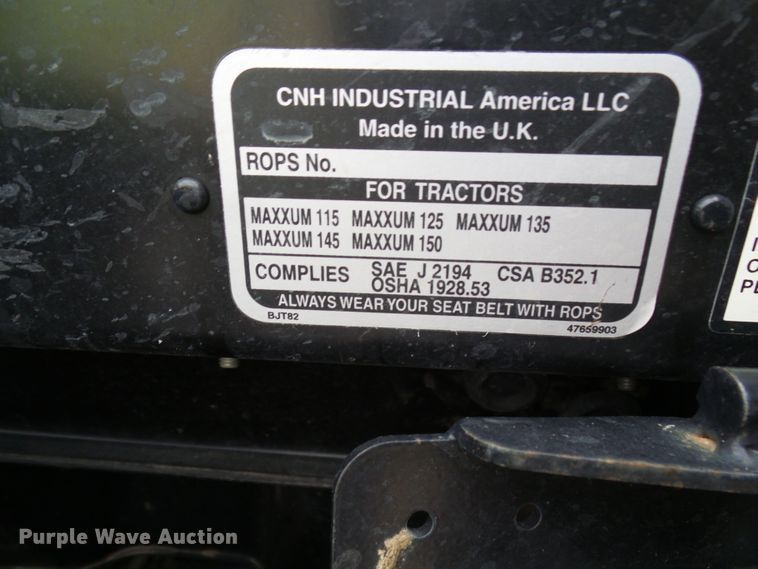 image for item DI0716 2018 Case IH Maxxum 145 tractor