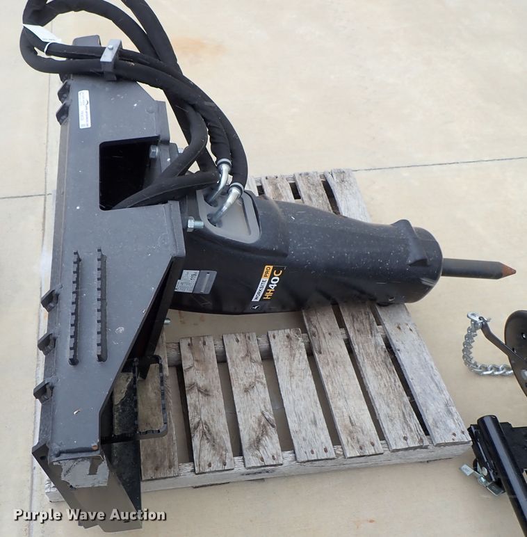 image for item FK9528 2017 John Deere HH40C skid steer hammer