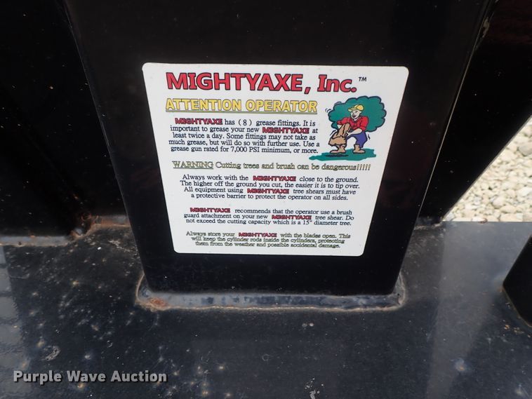 image for item FK9532 2016 Mighty Axe skid steer tree shear