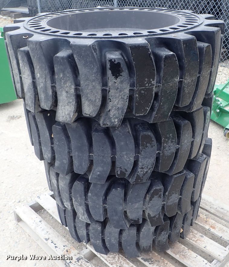 image for item FK9539 (3) 2016 John Deere 14x17.5 solid tires