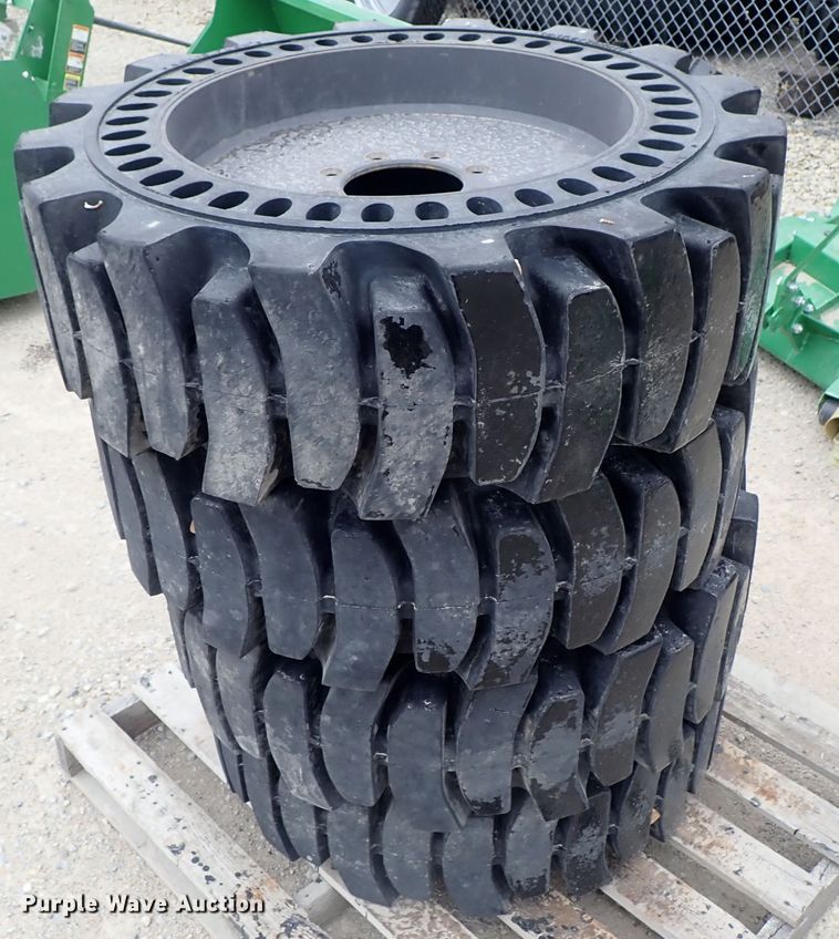 image for item FK9539 (3) 2016 John Deere 14x17.5 solid tires