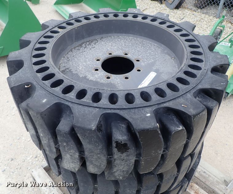 image for item FK9539 (3) 2016 John Deere 14x17.5 solid tires